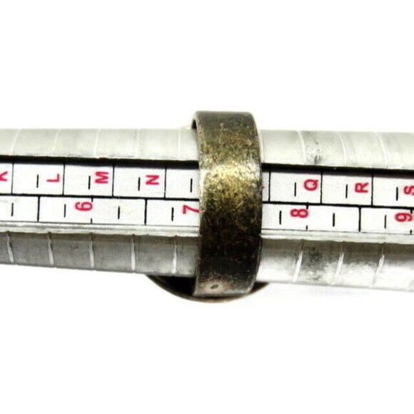 sz 7.25 Solid 925 Sterling Silver Men's Wide band Ring 11.24 g Fine Jewelry - Picture 7 of 12